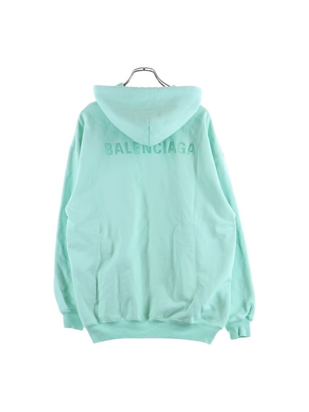Balenciaga Campaign Logo Pullover Hoodie Mint Green